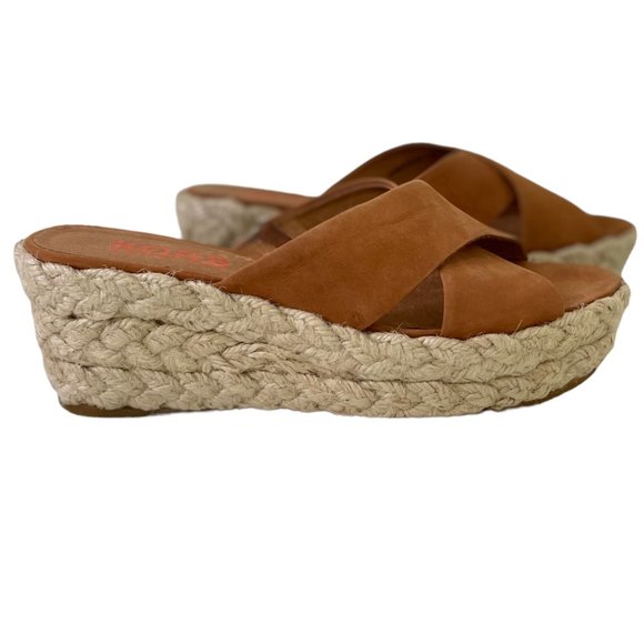 Michael Kors Wedge Sandals, Size 7.5 - Picture 3 of 12